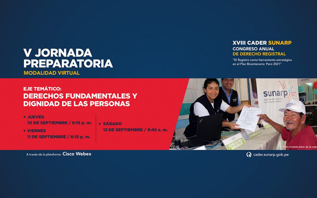 XVIII Cader 2020 – V Jornada – ZR N° XIII  Sede Tacna